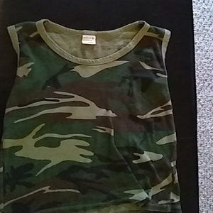 Girls camo tank top